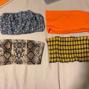 BUNDLE- Strapless tops